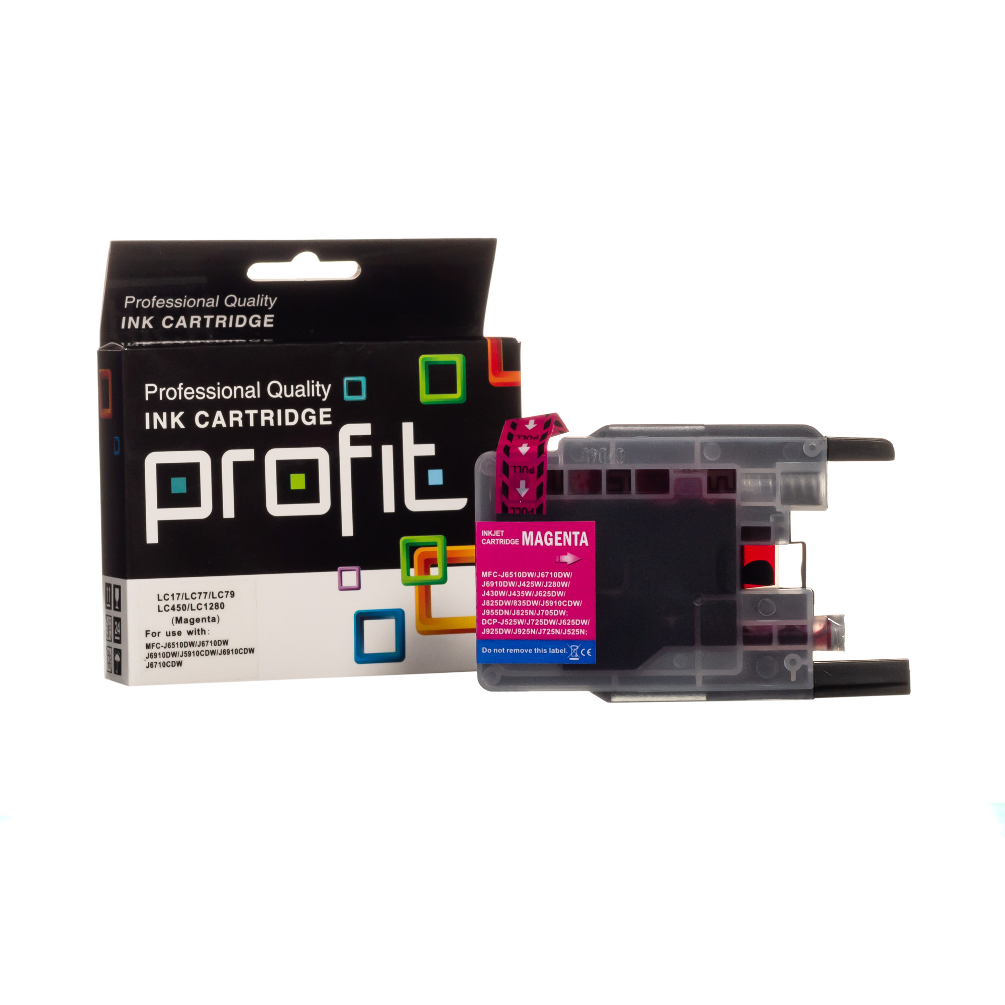 CART TINTA BROTHER LC75 | LC79 | 1280 (18ML) VERM COMPATIVEL PROFIT