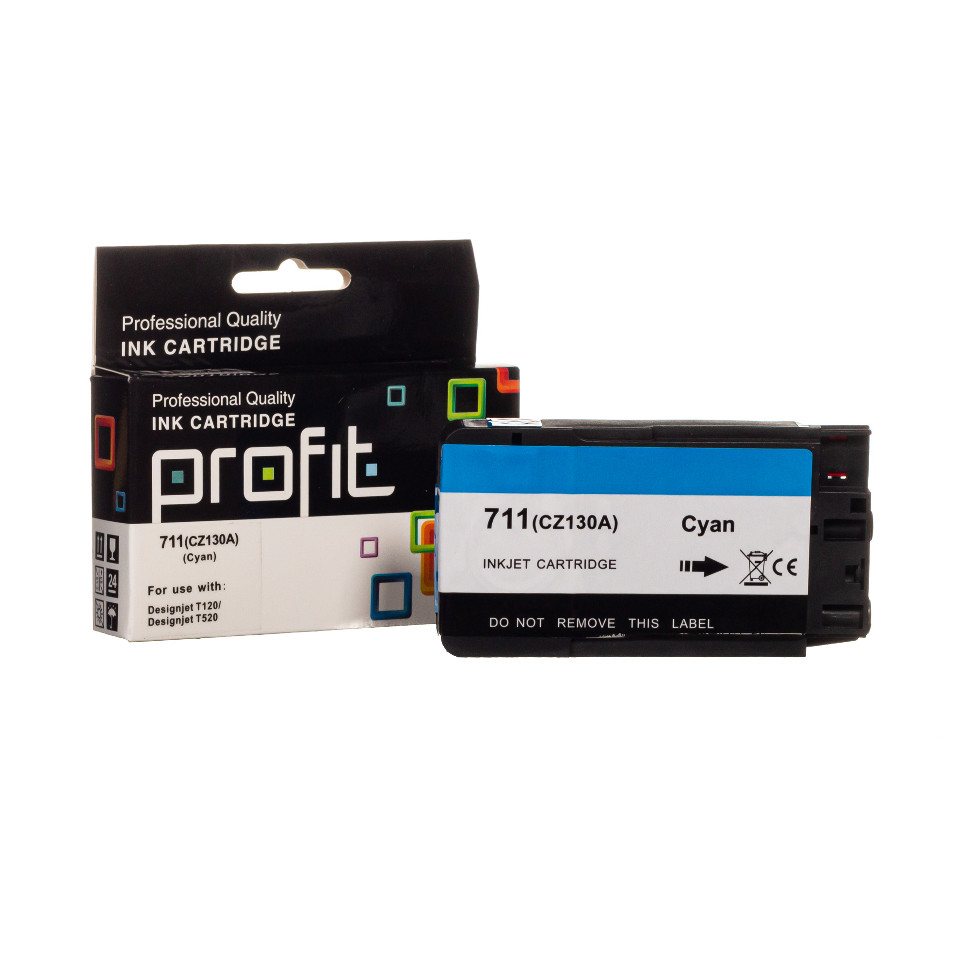 CART TINTA HP 711 XL AZUL COMPATÍVEL PROFIT