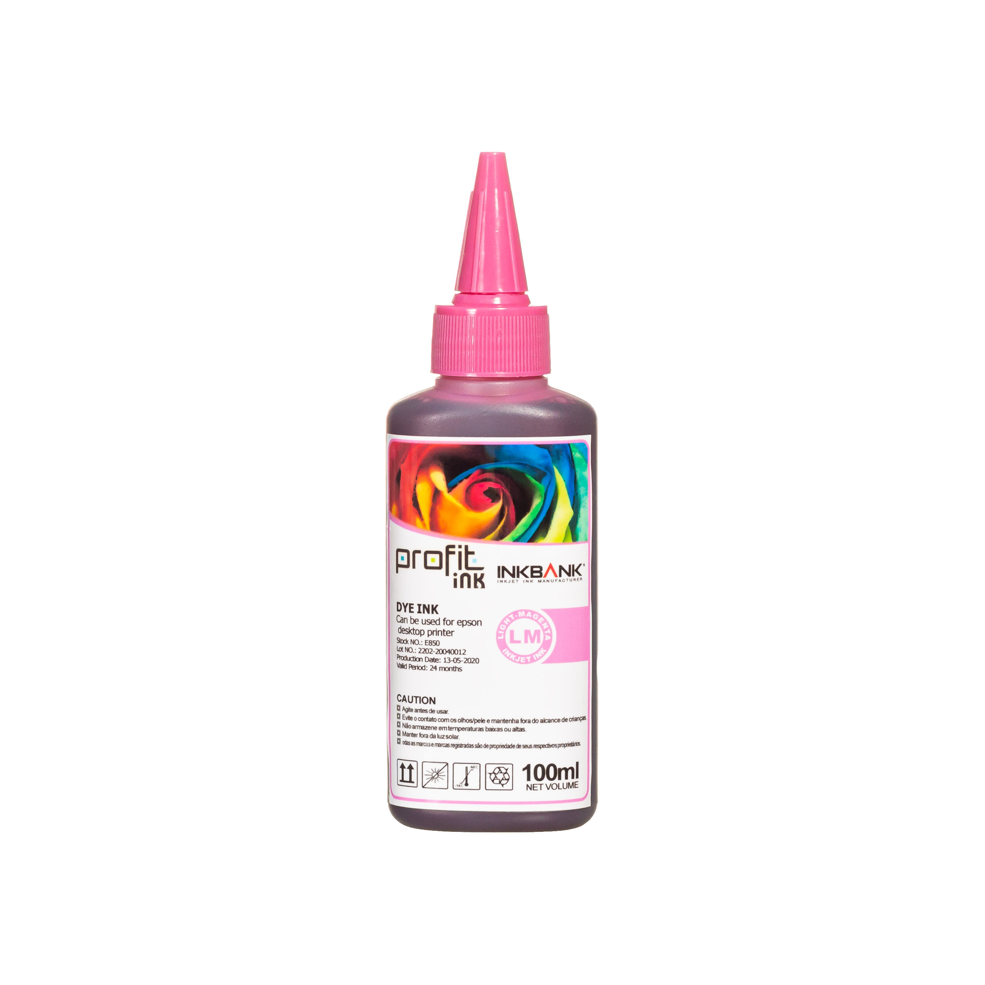 TINTA EPSON BULK INK REFIL L800 | L801 | L805 | L810 (100ML) VERM LIGHT E850 CORANTE PROFIT INK IMP