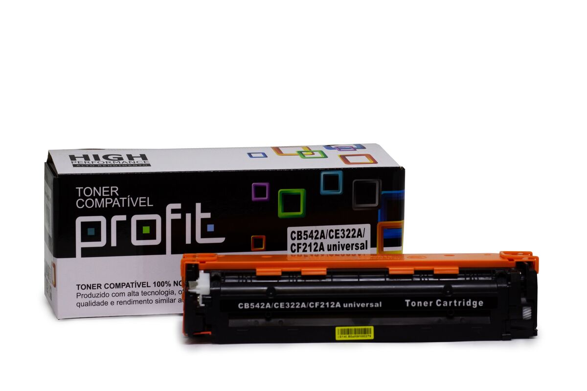 CART TONER HP CF212A | CE322A | CB542A - TP - (1,8K) AMAR COMPATÍVEL PROFIT