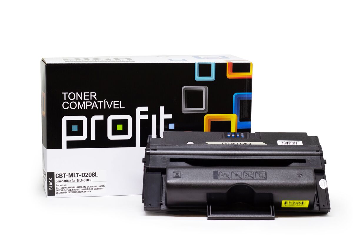 CART TONER SAMSUNG MLT-D208L | ML1635 | 3475 | SCX5635 | 5835 | 5935 - RTC - (10K) COMPATÍVEL PROFIT