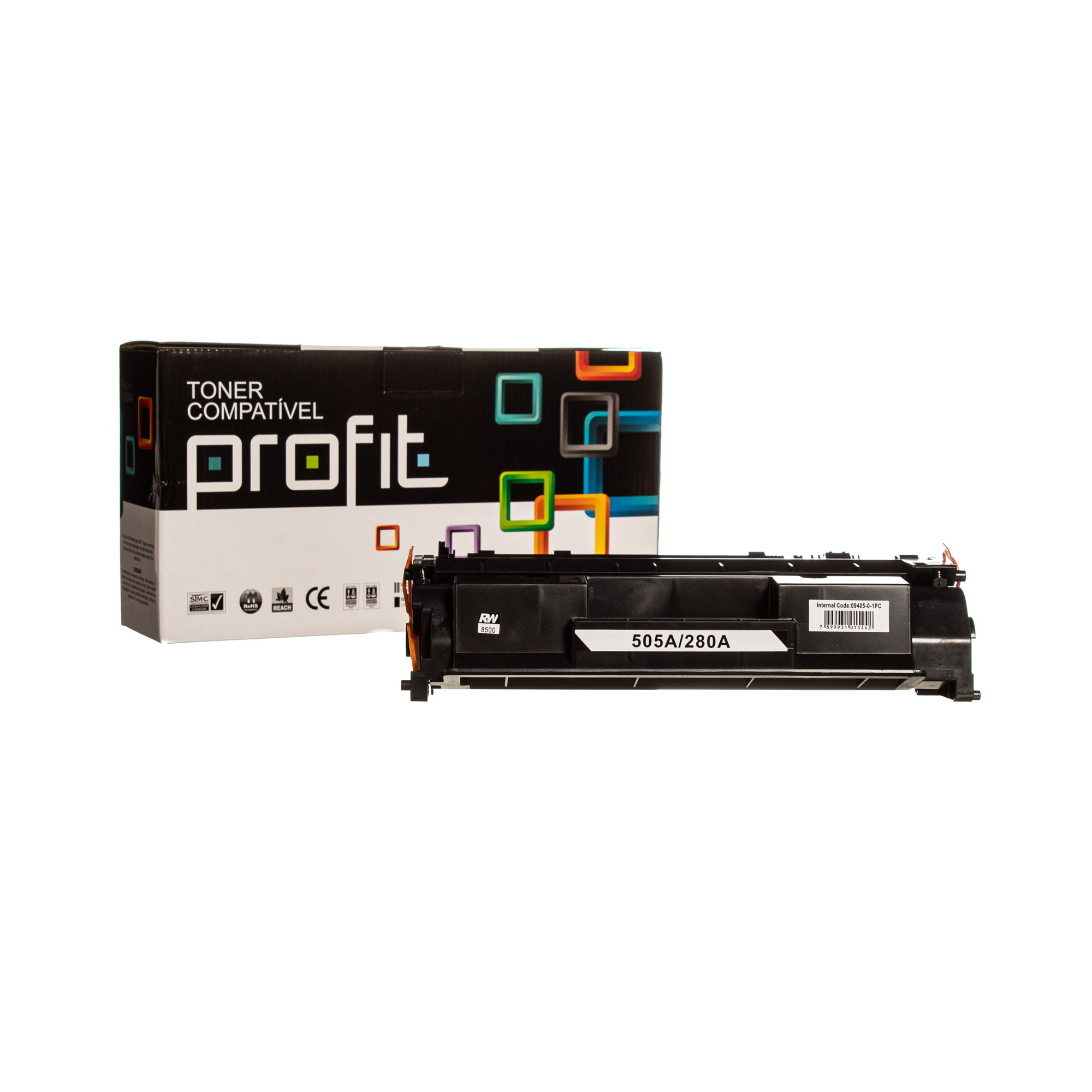 CART TONER HP PRO400 | M401DN | M425DN | CF280A | CE505A - RTC - (2,7K) COMPATÍVEL PROFIT CART TONER HP PRO400 | M401DN | M425DN | CF280A | CE505A - RTC - (2,7K) COMPATÍVEL PROFIT