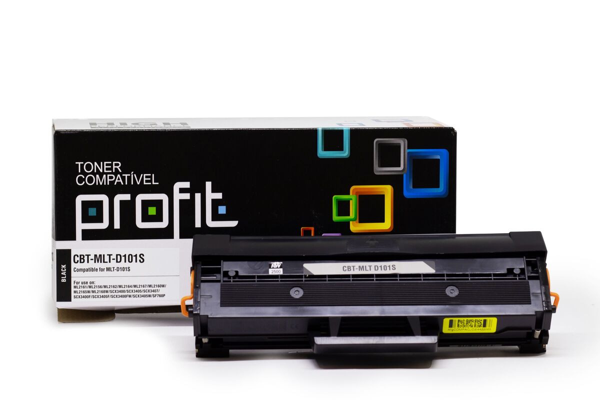 CART TONER SAMSUNG MLT-D101S | ML2165 | SCX3400 | 3405 - TP - (1,5K) COMPATÍVEL PROFIT