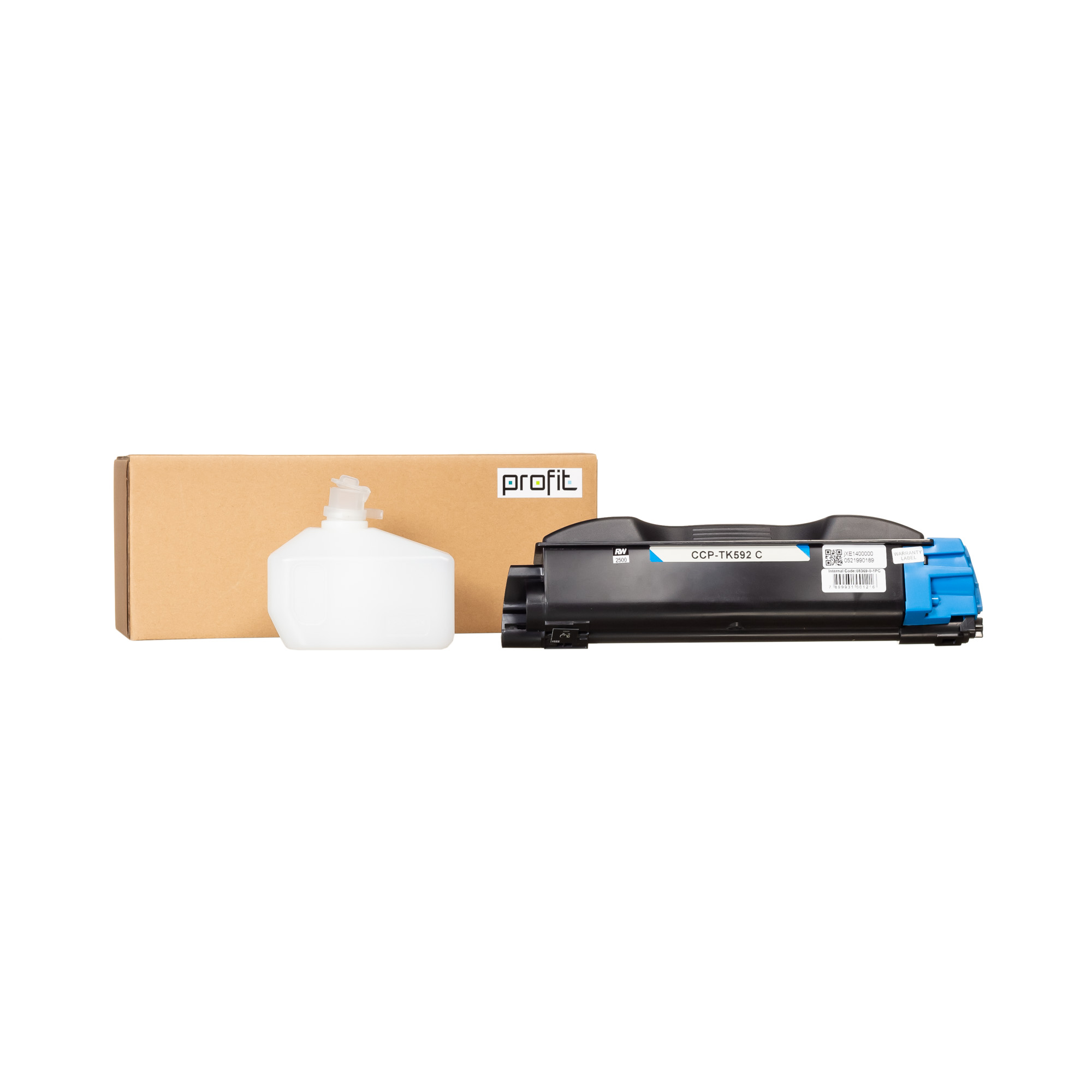 CART TONER KYOCERA TK592C | FSC-2026 | 2626 | 5250DN - STA - (5K) AZUL COMPATÍVEL PROFIT MPS