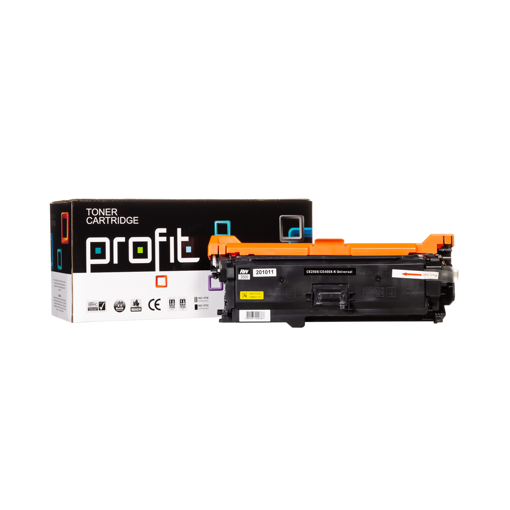 CART TONER HP507X | M551 | HP3525 | 3530 | CE400X | CE250X - RTC - (11K) PRET COMPATÍVEL PROFIT