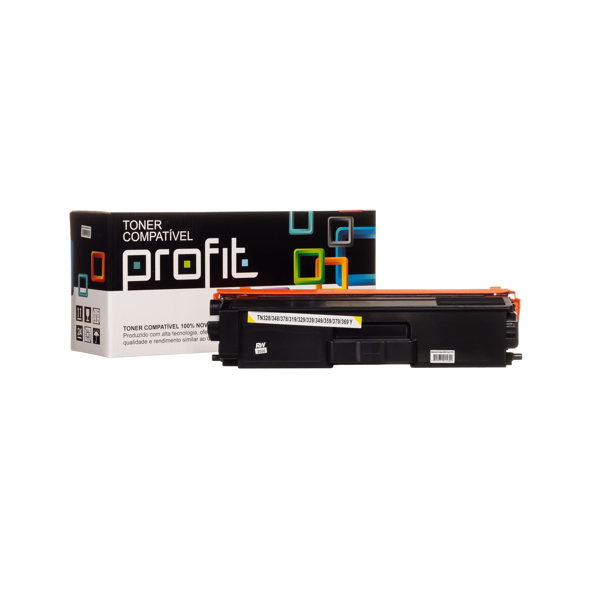 CART TONER BROTHER TN319 | 329 | 339 - RTC - (6K) AMAR COMPATÍVEL PROFIT