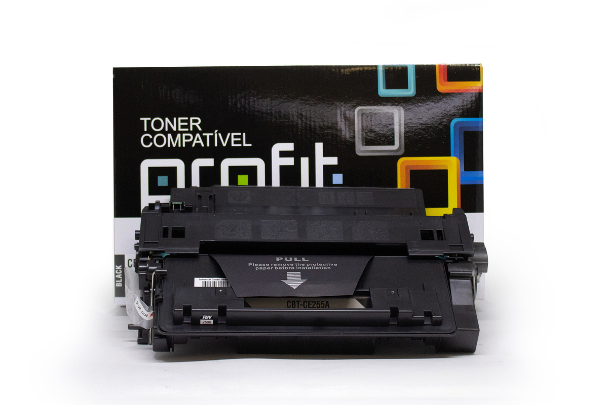 CART TONER HP3015 | 3015DN | CE255A | 55A - RTC - (6K) COMPATÍVEL PROFIT