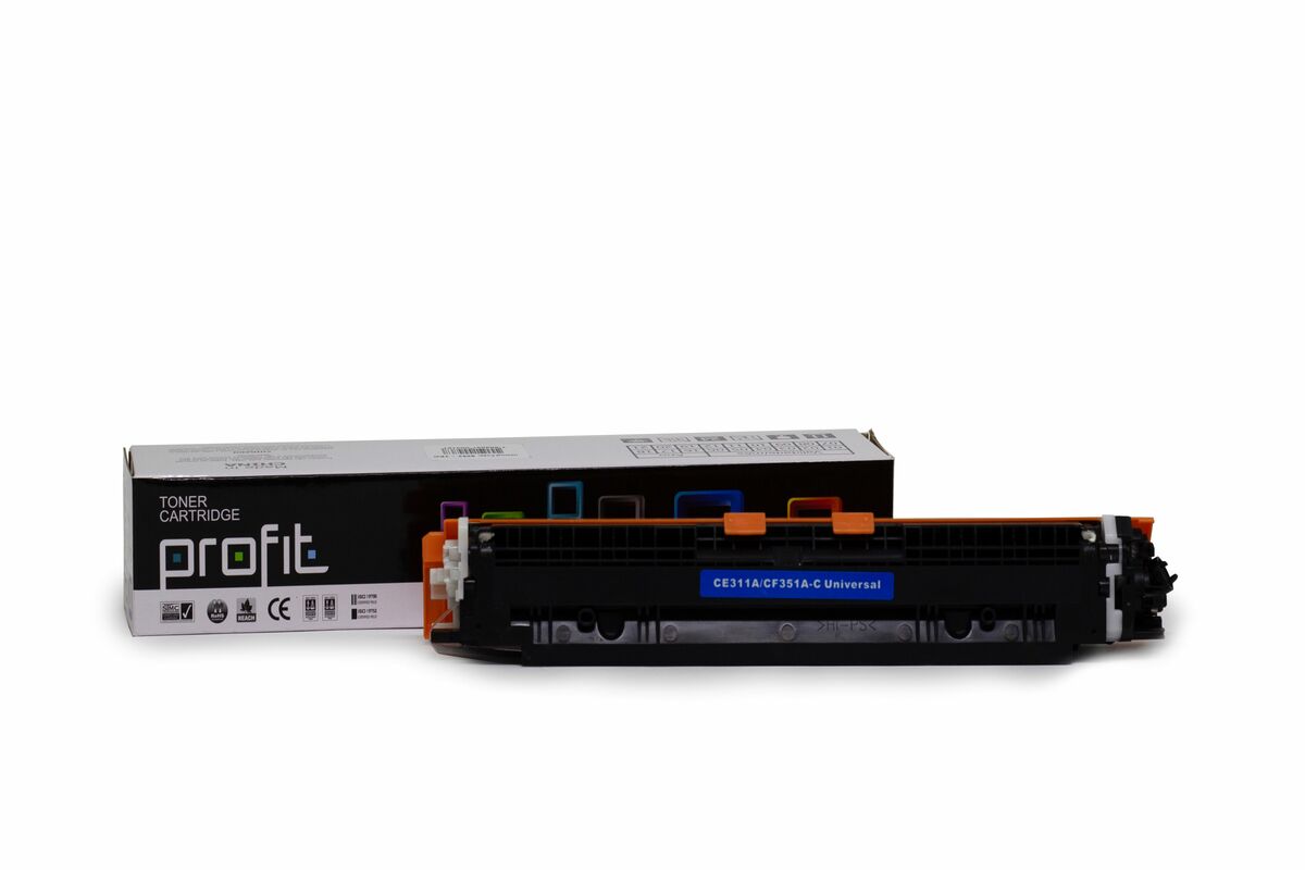 CART TONER HP1025 | CE311A | 126A | CF351A - RTC - (1K) AZUL COMPATÍVEL PROFIT