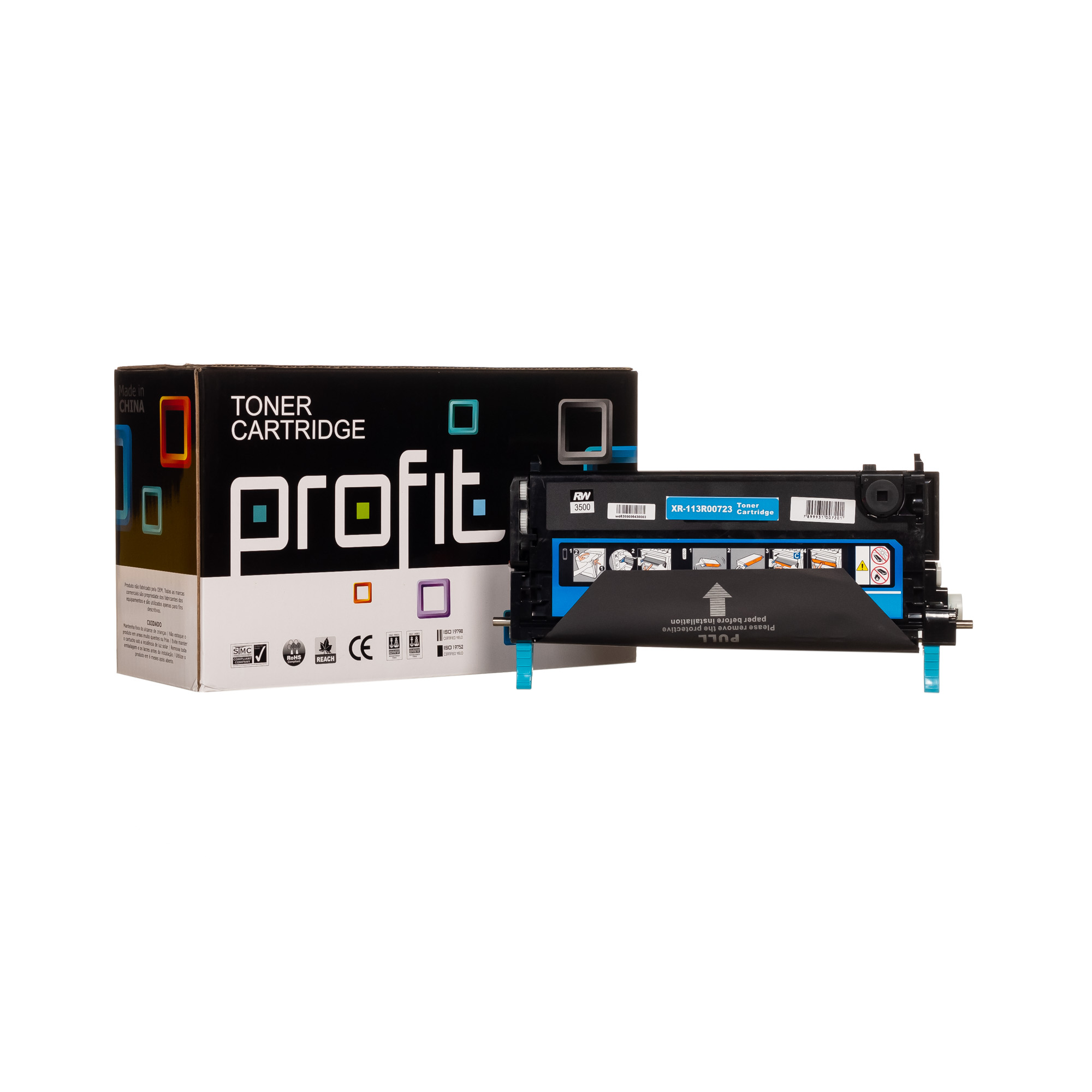 CART TONER XEROX X6180 - RTC - (2K) AZUL COMPATÍVEL PROFIT