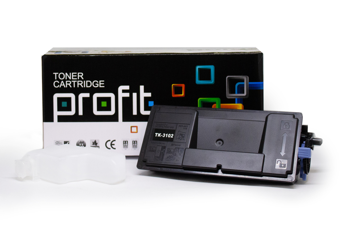 CART TONER KYOCERA TK3100 | 3102 | FS-2100DN | M3040 | M3540 - RTC - (12,5K) COMPATÍVEL PROFIT