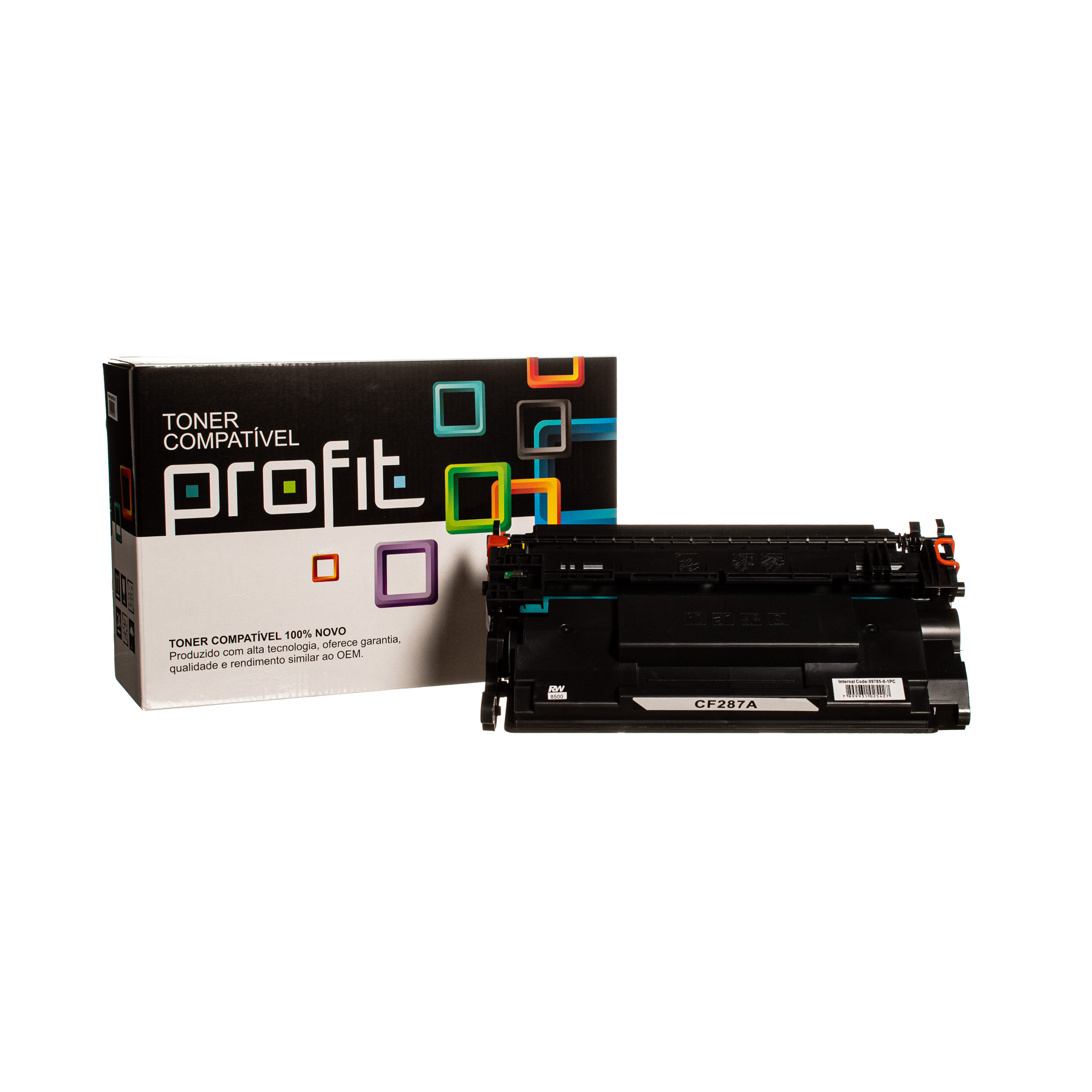 CART TONER HP CF287A | M501 | 506 | 527 - RTC - (9K) COMPATÍVEL PROFIT