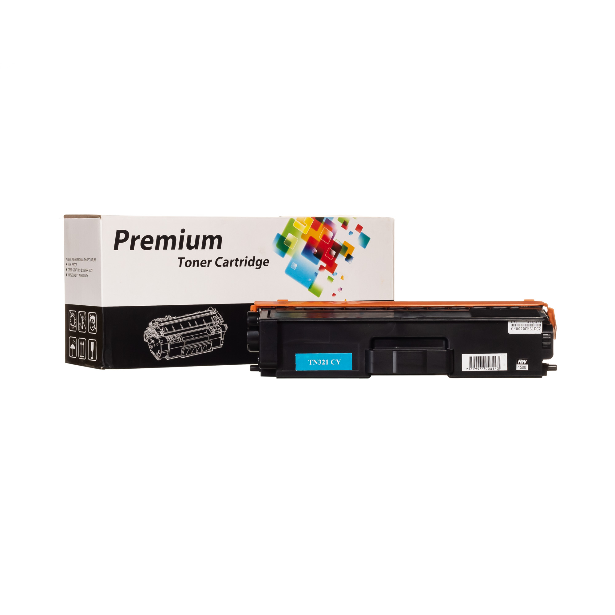 CART TONER BROTHER TN321 | HL8250 | HL8350 - TP - (1,5K) AZUL COMPATÍVEL PROFIT