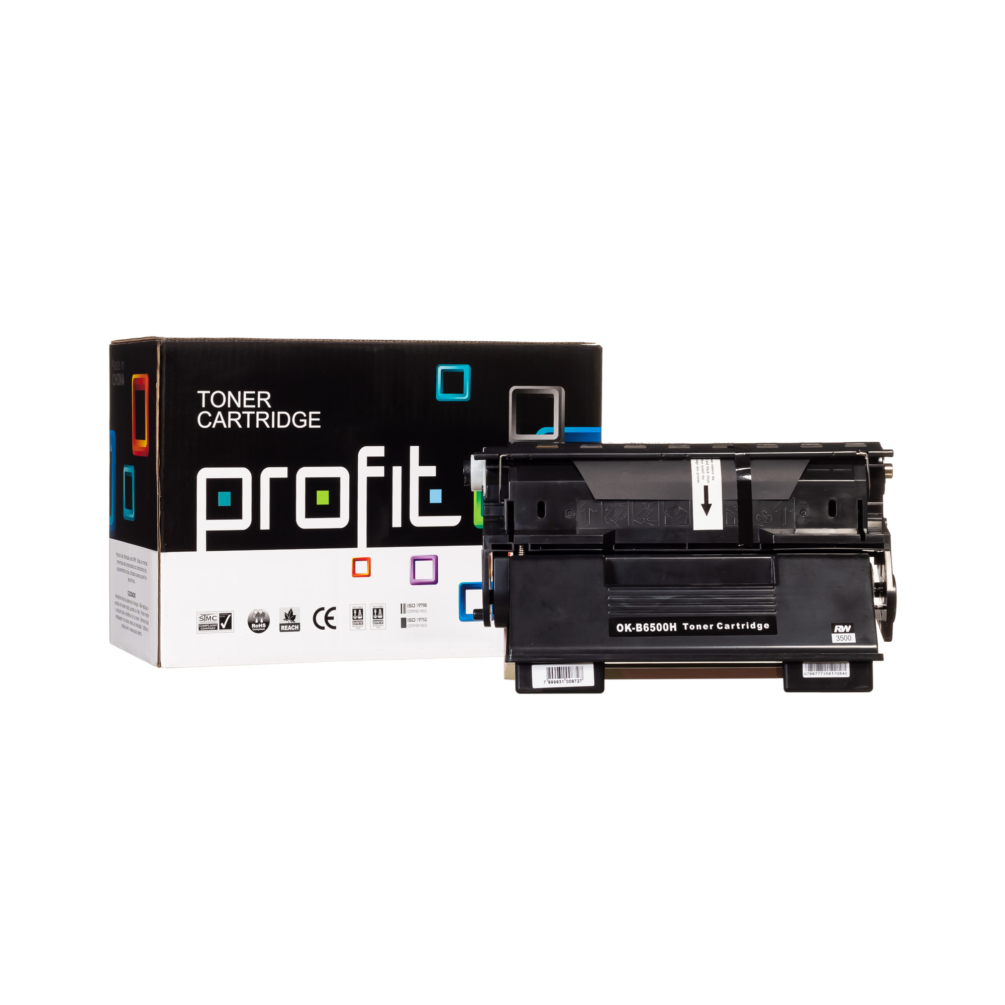 CART TONER OKIDATA B6500 - RTC - (22K) COMPATÍVEL PROFIT S/CHIP