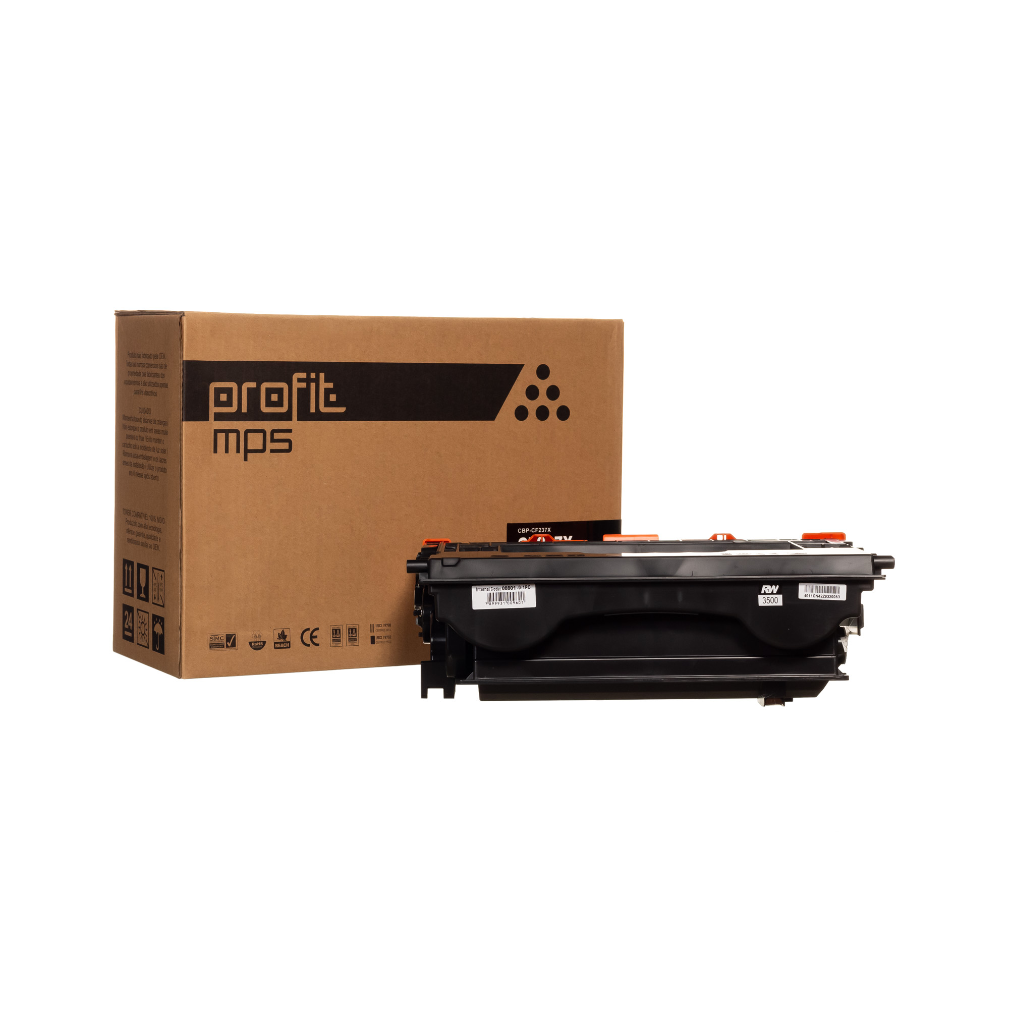 CART TONER HP M607 | 608 | 609 | 631 | 632 | 633 | CF237X - RTC - (25K) COMPATÍVEL PROFIT