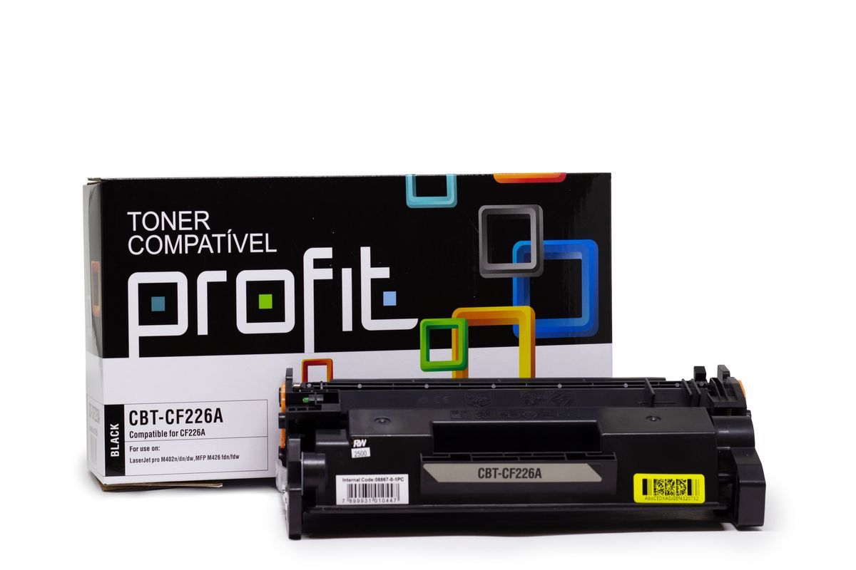 CART TONER HP CF226A | M426DW | M426FDW | M402N | M402DN - STA - (3,1K) COMPATÍVEL PROFIT