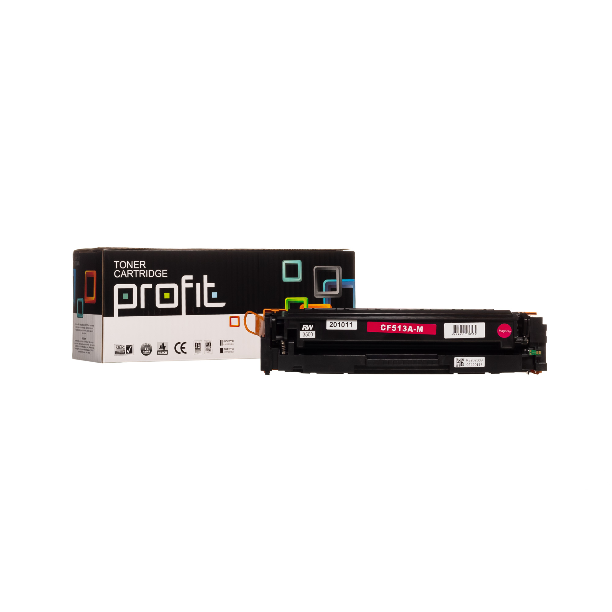 CART TONER HP CF513A | M154 | M180N | M181FW - RTC - (0,9K) VERM COMPATÍVEL PROFIT