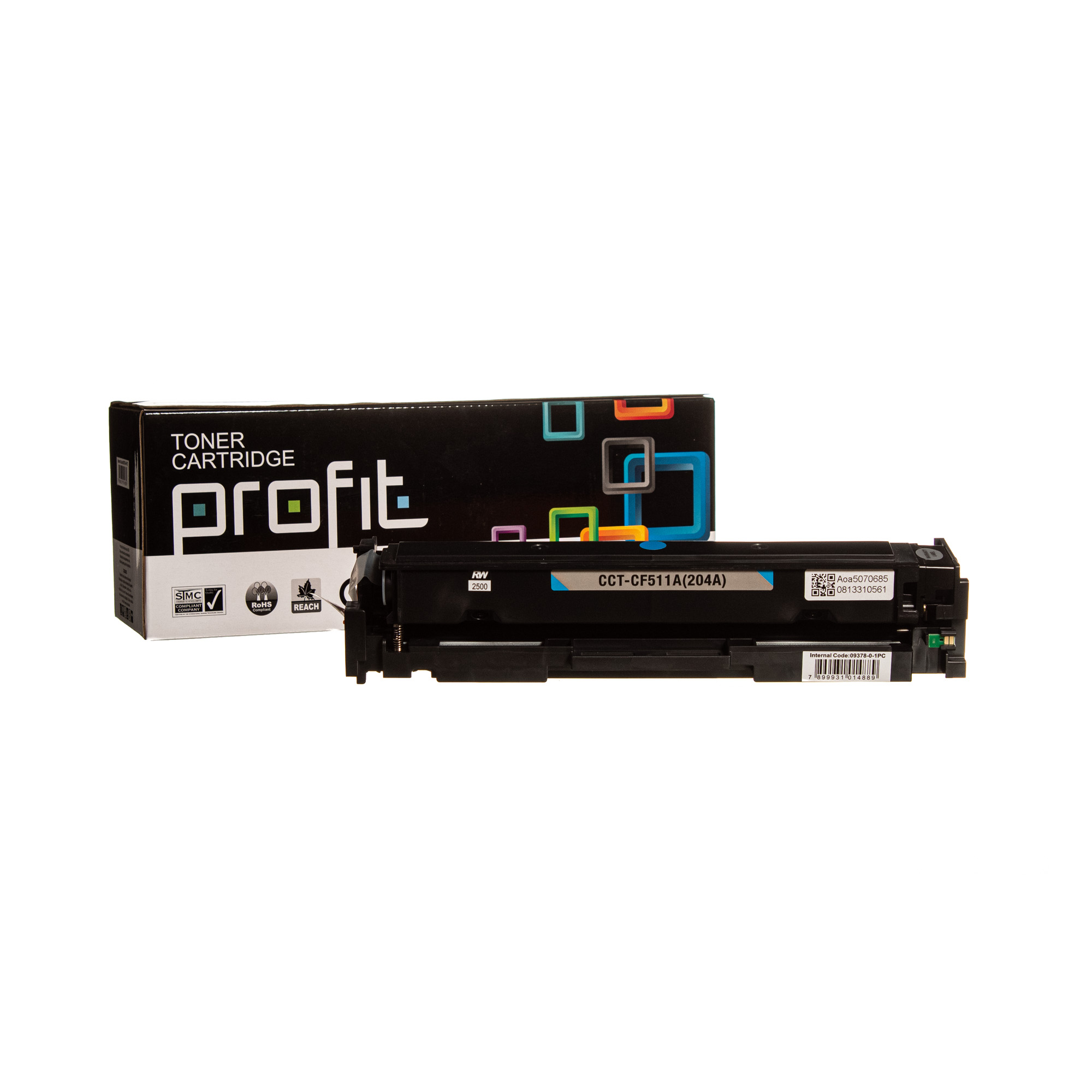 CART TONER HP CF511A | M154 | M180N | M181FW - STA - (0,9K) AZUL COMPATÍVEL PROFIT