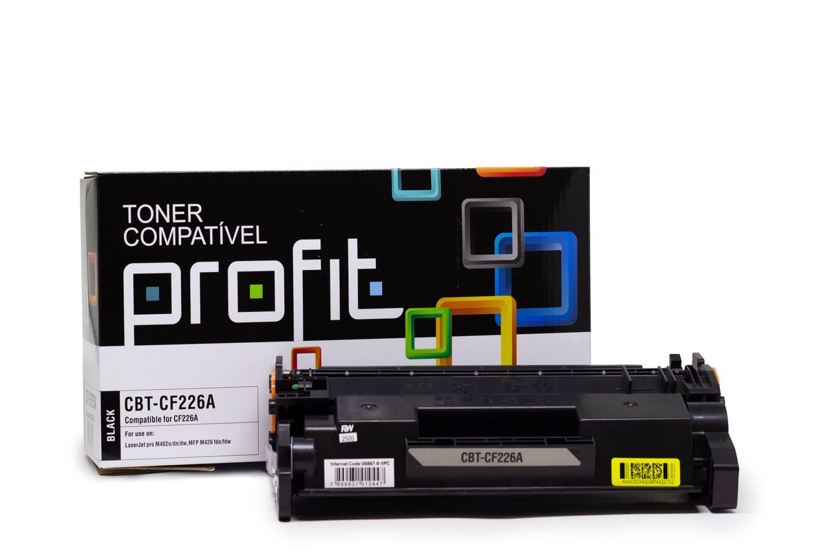 CART TONER HP CF226A | M426DW | M426FDW | M402N | M402DN - IKT - (3,1K) COMPATÍVEL PROFIT