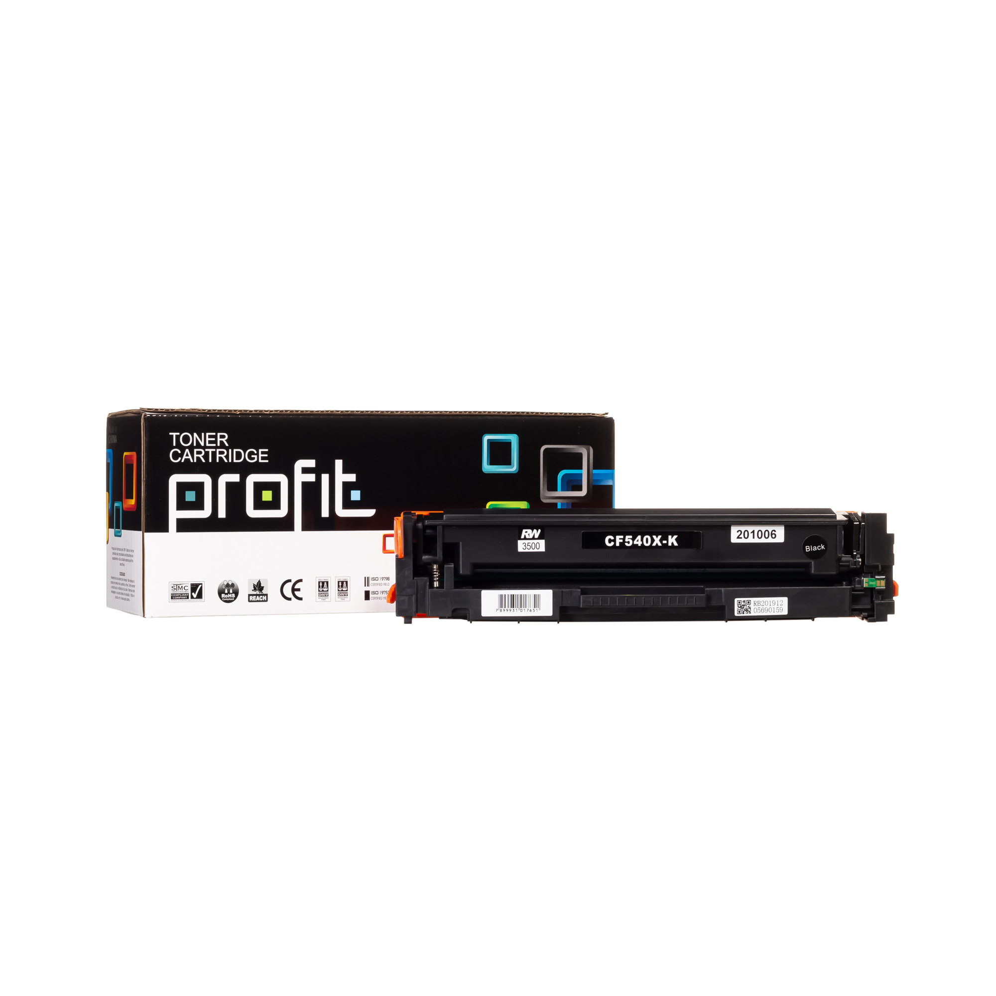 CART TONER HP CF540X | 203X | M254 | M281 - RTC - (3,2K) PRET COMPATÍVEL PROFIT