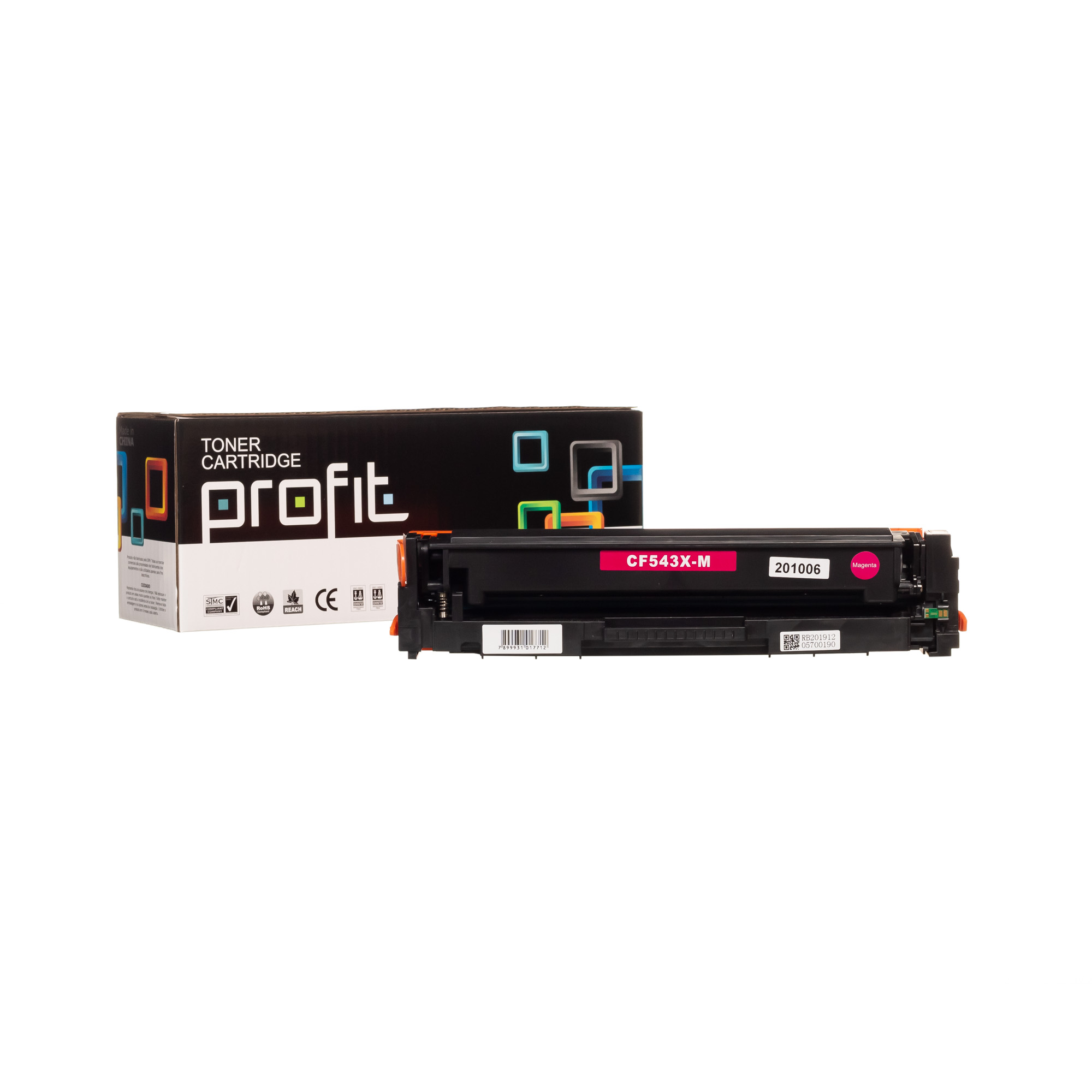 CART TONER HP CF543X | 203X | M254 | M281 - RTC - (2,5K) VERM COMPATÍVEL PROFIT