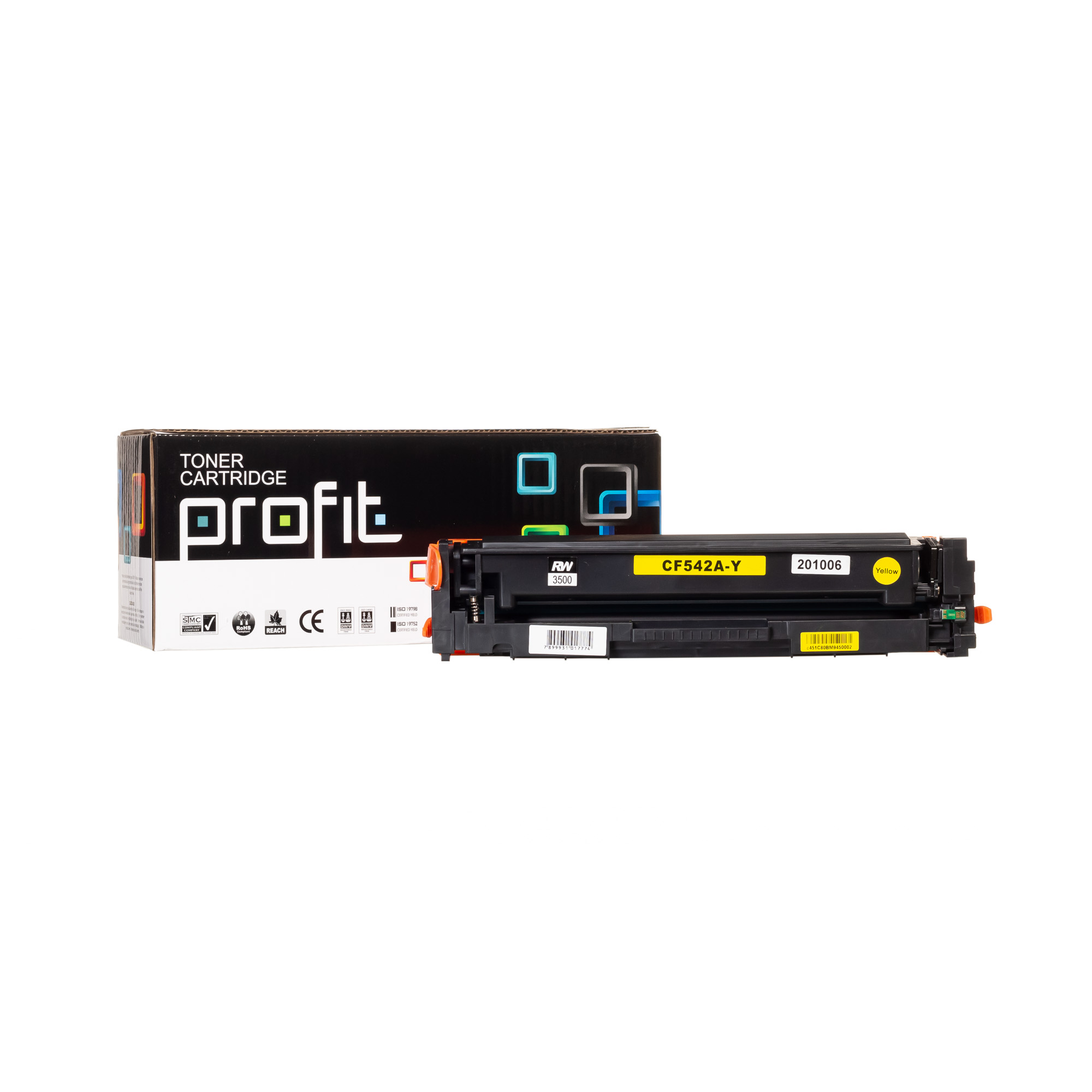 CART TONER HP CF542A | 203X | M254 | M281 - RTC - (1,3K) AMAR COMPATÍVEL PROFIT