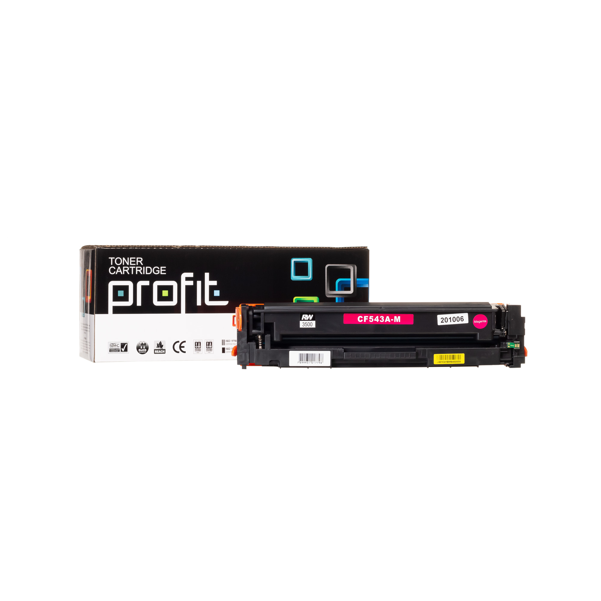 CART TONER HP CF543A | 203X | M254 | M281 - RTC - (1,3K) VERM COMPATÍVEL PROFIT