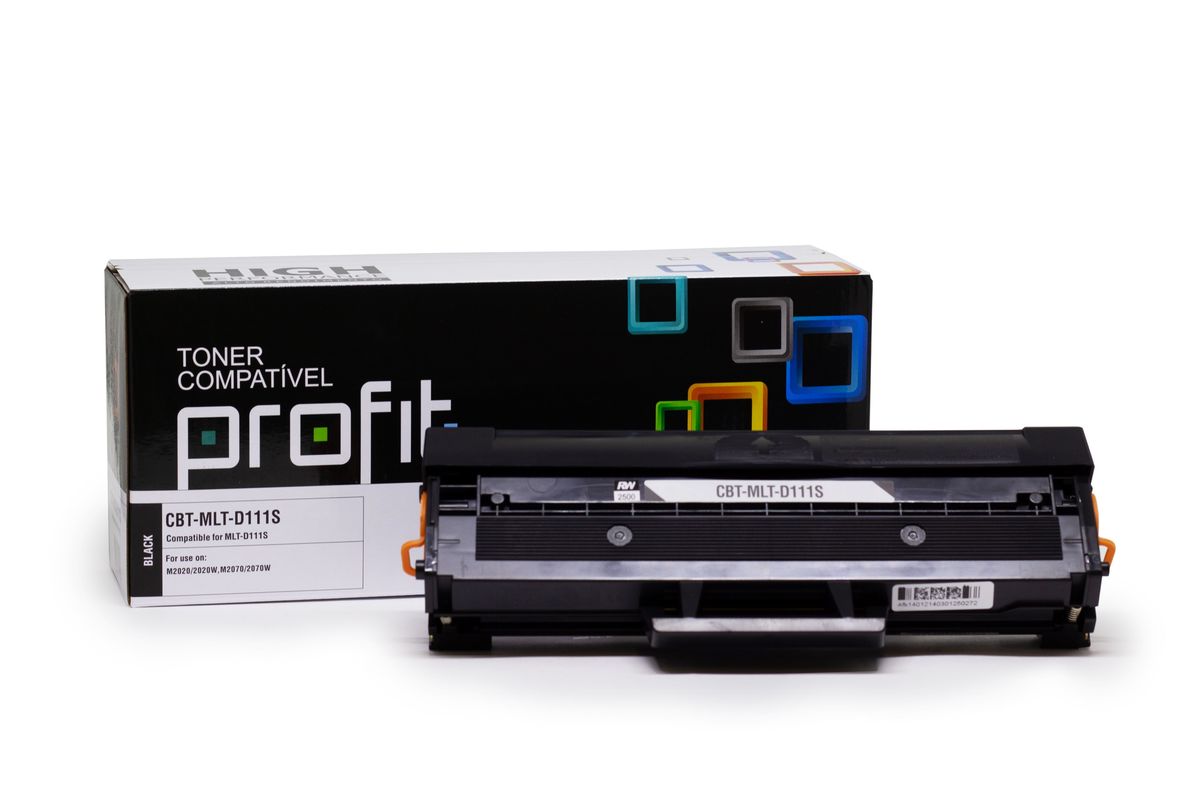 CART TONER SAMSUNG MLTD111S | M2020 | M2070 - STA - (1K) COMPATÍVEL PROFIT C/ CHIP ATUALIZADO