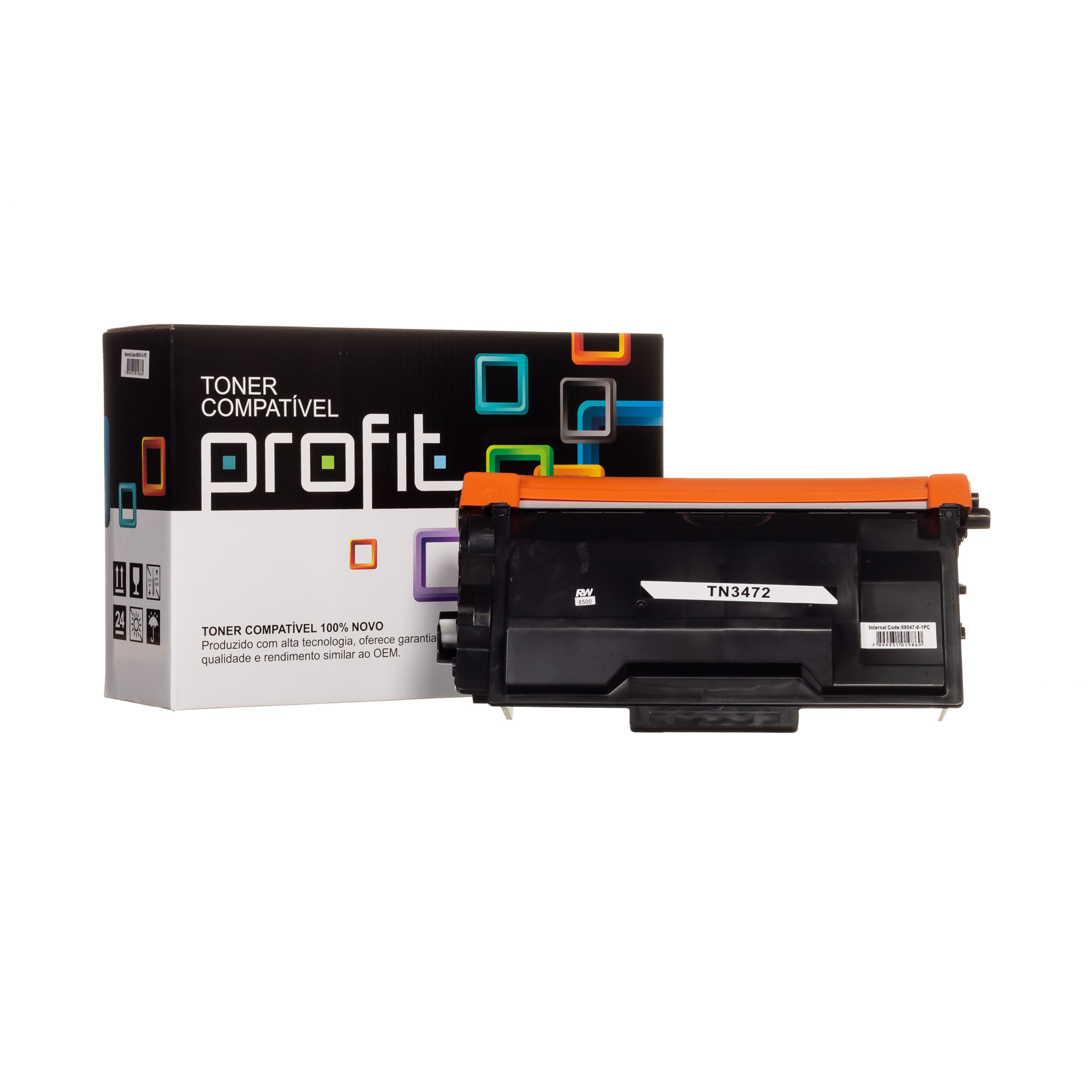 CART TONER BROTHER TN3472 | TN880 - IKT - (12K) COMPATÍVEL PROFIT