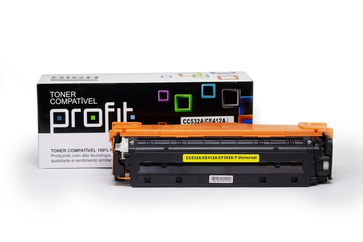 CART TONER HP305A | CE412A | CB532A | HP2025 | CF382A - SCC - (2,8K) AMAR COMPATÍVEL PROFIT