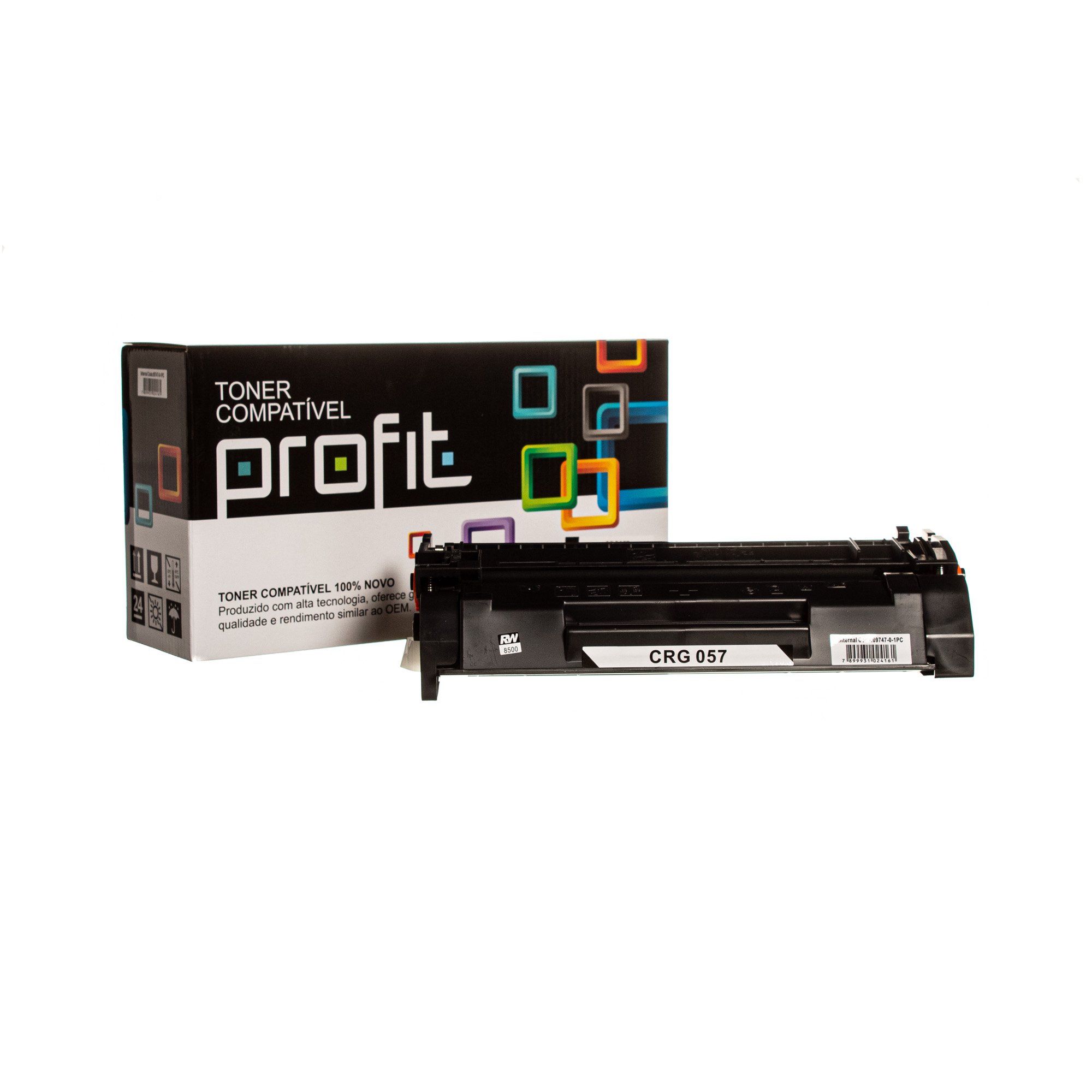 CART TONER CANON CRG057 | LBP223DW | 443 | 445 | 449 - IKT - (3,1K) COMPATÍVEL PROFIT IMP S/ CHIP