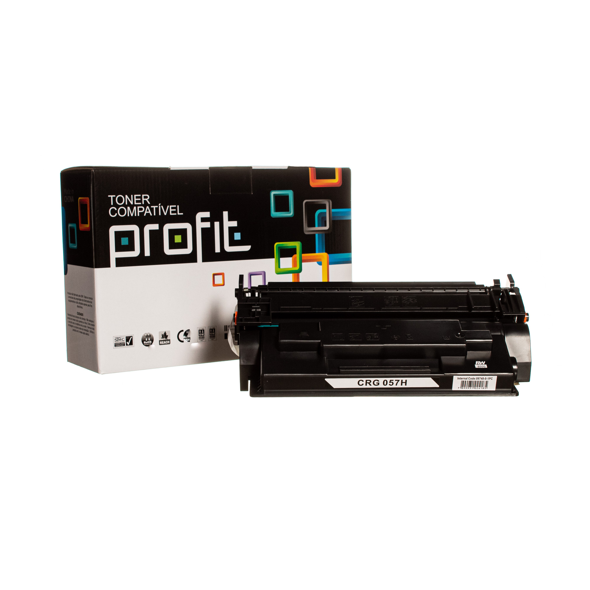 CART TONER CANON CRG057H | LBP223DW | 440 | 445 | 449 - IKT - (10K) COMPATÍVEL PROFIT IMP S/ CHIP