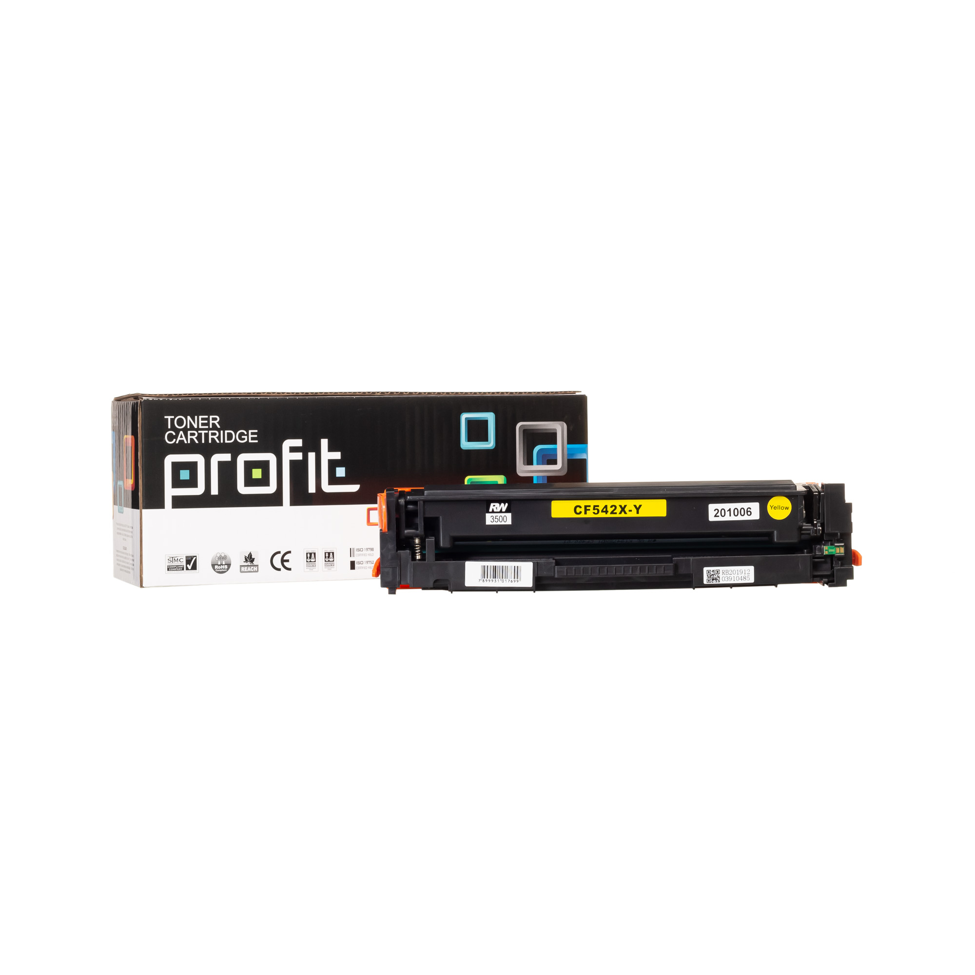 CART TONER HP CF542X | 203X | M254 | M281 - RTC - (2,5K) AMAR COMPATÍVEL PROFIT